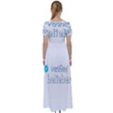 Verified Belieber High Waist Short Sleeve Maxi Dress View2