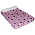 Love Hearth Pink Pattern Fitted Sheet (Queen Size) View2