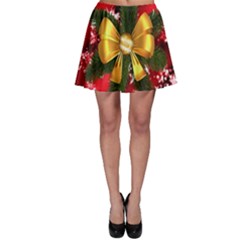 Christmas Star Winter Celebration Skater Skirt by Celenk