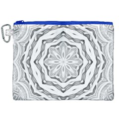 Mandala Pattern Floral Canvas Cosmetic Bag (xxl) by Celenk