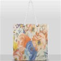 Texture Fabric Textile Detail Full Print Rope Handle Tote (Large) View1