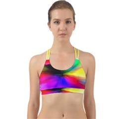 Creativity Abstract Alive Back Web Sports Bra by Celenk