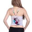 Cat Kitty Animal Art Abstract Spaghetti Strap Bra Top View2