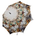 Cat Animal Art Abstract Watercolor Hook Handle Umbrellas (Small) View2