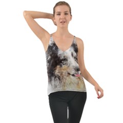 Dog Shetland Pet Art Abstract Cami by Celenk