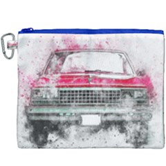 Car Old Car Art Abstract Canvas Cosmetic Bag (xxxl) by Celenk