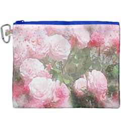 Flowers Roses Art Abstract Nature Canvas Cosmetic Bag (xxxl) by Celenk