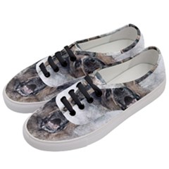 Dog Pet Art Abstract Vintage Women s Classic Low Top Sneakers by Celenk