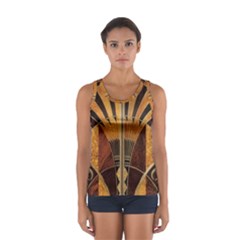 Art Deco Gold Sport Tank Top  by NouveauDesign