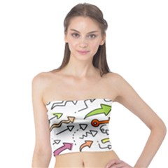 Desktop Pattern Art Graphic Design Tube Top by Celenk