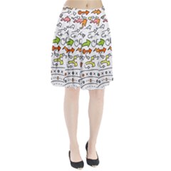 Desktop Pattern Art Graphic Design Pleated Skirt by Celenk