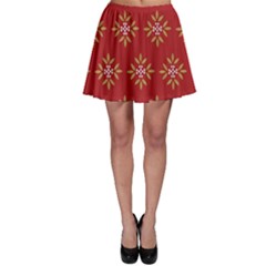 Pattern Background Holiday Skater Skirt by Celenk