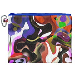 Abstract Background Design Art Canvas Cosmetic Bag (xxl) by Celenk