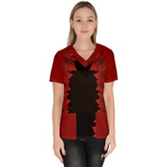 Canada Maple Leaf  Scrub Top by CanadaSouvenirs