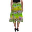 Cows and Clouds in the Green Fields Perfect Length Midi Skirt View2