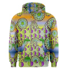 Amoeba Flowers Men s Pullover Hoodie by CosmicEsoteric