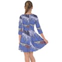 Harvard Mayfair Hokusai Chalk Wave Fuji Smock Dress View2