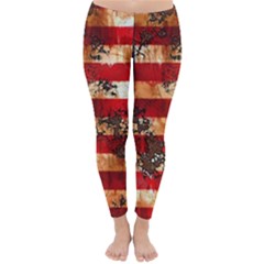 American Flag Usa Symbol National Classic Winter Leggings by Celenk