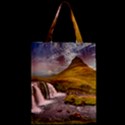 Nature Mountains Cliff Waterfall Zipper Classic Tote Bag View2