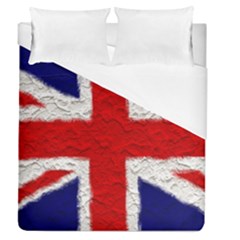 Union Jack Flag National Country Duvet Cover (queen Size) by Celenk