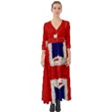 Union Jack Flag National Country Button Up Boho Maxi Dress View1