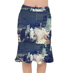 Abandonded Dollhouse Mermaid Skirt by snowwhitegirl