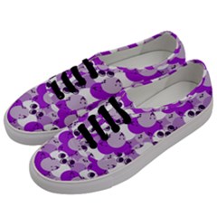 Purple Cherry Dots Men s Classic Low Top Sneakers by snowwhitegirl