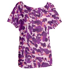 Pink Camo Women s Oversized Tee by snowwhitegirl