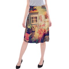 Cream Dollhouse Midi Beach Skirt by snowwhitegirl