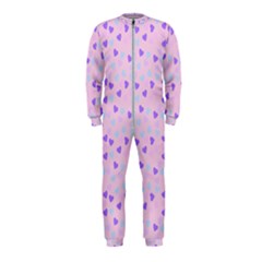 Blue Pink Hearts Onepiece Jumpsuit (kids) by snowwhitegirl