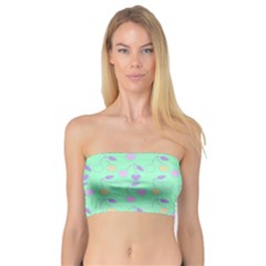 Mint Heart Cherries Bandeau Top by snowwhitegirl