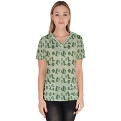 Green Boots Scrub Top by snowwhitegirl