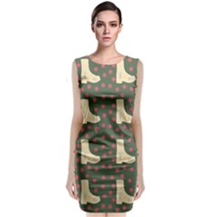 Green Boot Classic Sleeveless Midi Dress by snowwhitegirl