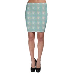 Pink Peach Green Eggs On Seafoam Bodycon Skirt by snowwhitegirl