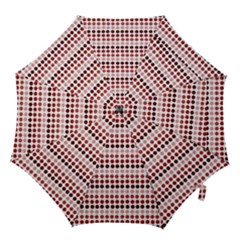 Reddish Dots Hook Handle Umbrellas (medium) by snowwhitegirl