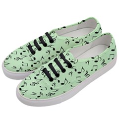 Mint Green Music Women s Classic Low Top Sneakers by snowwhitegirl