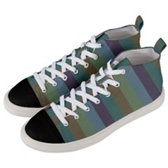 Rainy Woods Men s Mid-top Canvas Sneakers by snowwhitegirl