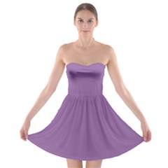 Another Purple Strapless Bra Top Dress by snowwhitegirl