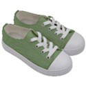 Tree Green Kids  Low Top Canvas Sneakers View3