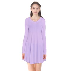 Lilac Morning Flare Dress by snowwhitegirl