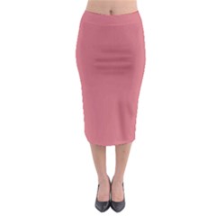 Pink Mauve Midi Pencil Skirt by snowwhitegirl