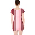 Red Stripes Short Sleeve Bodycon Dress View2