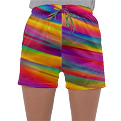 Colorful Background Sleepwear Shorts by Nexatart