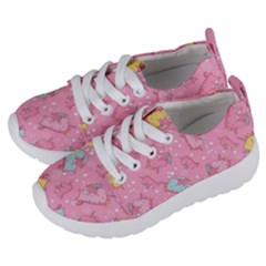 Unicorns Eating Ice Cream Pattern Kids  Lightweight Sports Shoes by Bigfootshirtshop