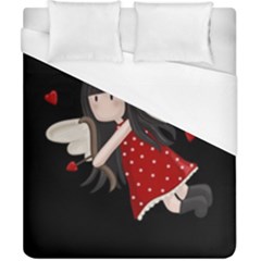 Cupid Girl Duvet Cover (california King Size) by Valentinaart