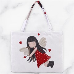 Cupid Girl Mini Tote Bag by Valentinaart