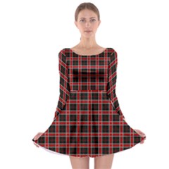 Coke Tartan Long Sleeve Skater Dress by jumpercat