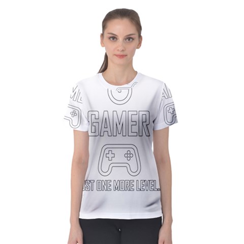 Gamer Women s Sport Mesh Tee by Valentinaart