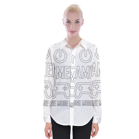 Gamer Womens Long Sleeve Shirt by Valentinaart