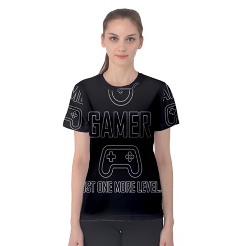 Gamer Women s Sport Mesh Tee by Valentinaart